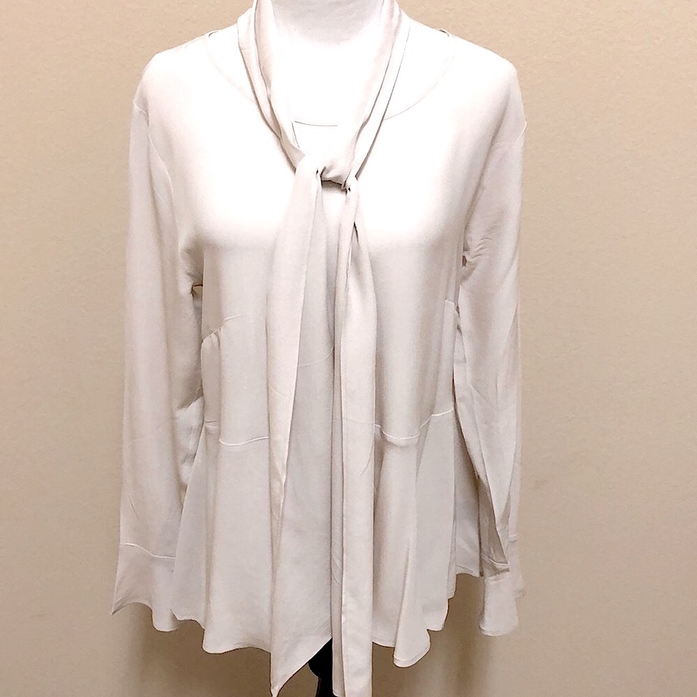 NWOT Falcon & Bloom silk blouse